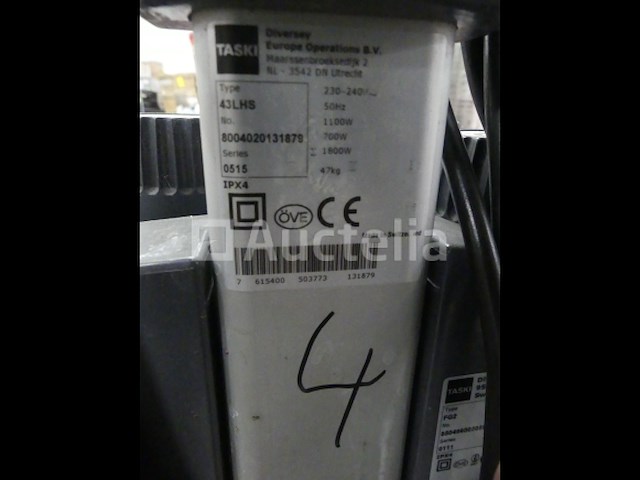 Taski swingo 150 stofzuiger, taski 40lhs vloerreiniger - afbeelding 7 van  7