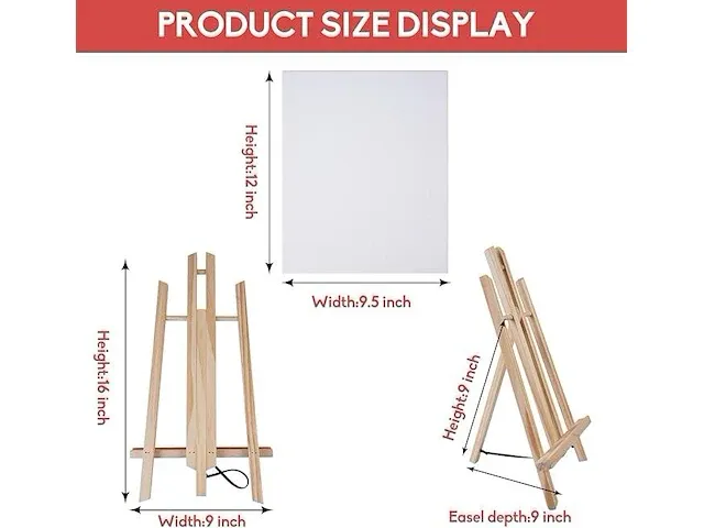 Tavolozza tafelschildersezel met canvasset - afbeelding 4 van  5