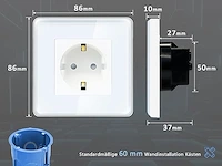 Tawoia schuko stopcontact - afbeelding 3 van  3