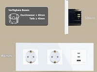 Tawoia schuko stopcontact - afbeelding 3 van  4