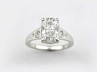 Taylor swift-geïnspireerde 2.04ct in het laboratorium gekweekte diamanten verlovingsring - afbeelding 1 van  9