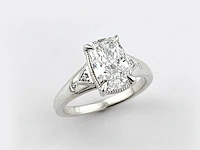 Taylor swift-geïnspireerde 2.04ct in het laboratorium gekweekte diamanten verlovingsring - afbeelding 8 van  9