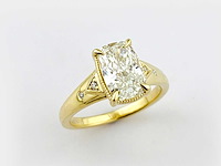 Taylor swift-geïnspireerde 2.08ct in het laboratorium gekweekte diamanten verlovingsring - afbeelding 1 van  9