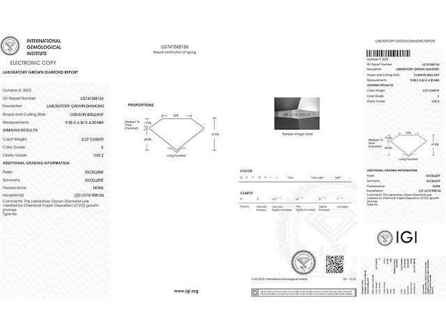Taylor swift-geïnspireerde 2.08ct in het laboratorium gekweekte diamanten verlovingsring - afbeelding 9 van  9