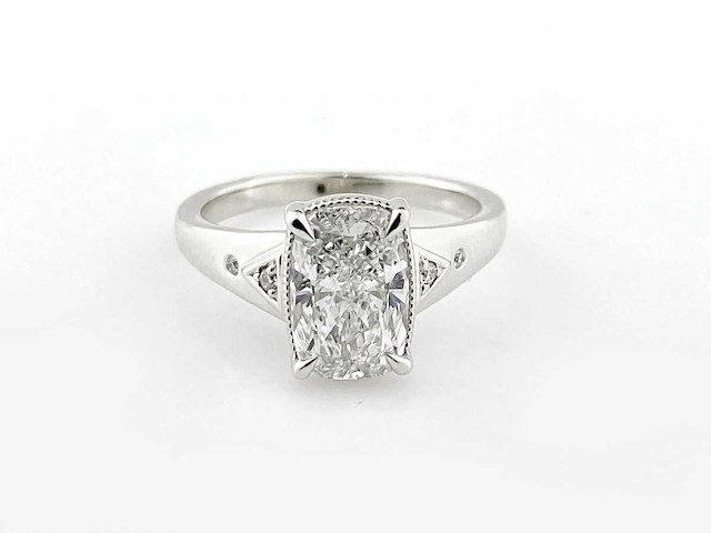 Taylor swift-geïnspireerde 2.10ct in het laboratorium gekweekte diamanten verlovingsring - afbeelding 8 van  9