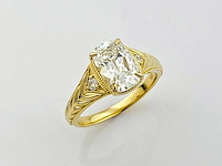 Taylor swift-geïnspireerde 2.14ct in het laboratorium gekweekte diamanten verlovingsring - afbeelding 2 van  11