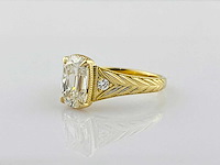 Taylor swift-geïnspireerde 2.14ct in het laboratorium gekweekte diamanten verlovingsring - afbeelding 6 van  11