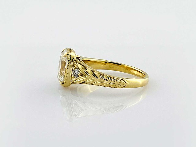 Taylor swift-geïnspireerde 2.14ct in het laboratorium gekweekte diamanten verlovingsring - afbeelding 7 van  11