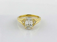 Taylor swift-geïnspireerde 2.14ct in het laboratorium gekweekte diamanten verlovingsring - afbeelding 10 van  11