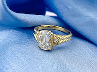 Taylor swift-geïnspireerde 2.14ct in het laboratorium gekweekte diamanten verlovingsring - afbeelding 11 van  11