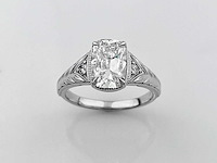 Taylor swift-geïnspireerde 2.14ct in het laboratorium gekweekte diamanten verlovingsring - afbeelding 1 van  11