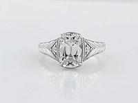 Taylor swift-geïnspireerde 2.14ct in het laboratorium gekweekte diamanten verlovingsring - afbeelding 4 van  11