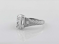 Taylor swift-geïnspireerde 2.14ct in het laboratorium gekweekte diamanten verlovingsring - afbeelding 5 van  11