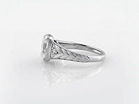 Taylor swift-geïnspireerde 2.14ct in het laboratorium gekweekte diamanten verlovingsring - afbeelding 6 van  11