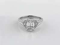 Taylor swift-geïnspireerde 2.14ct in het laboratorium gekweekte diamanten verlovingsring - afbeelding 9 van  11