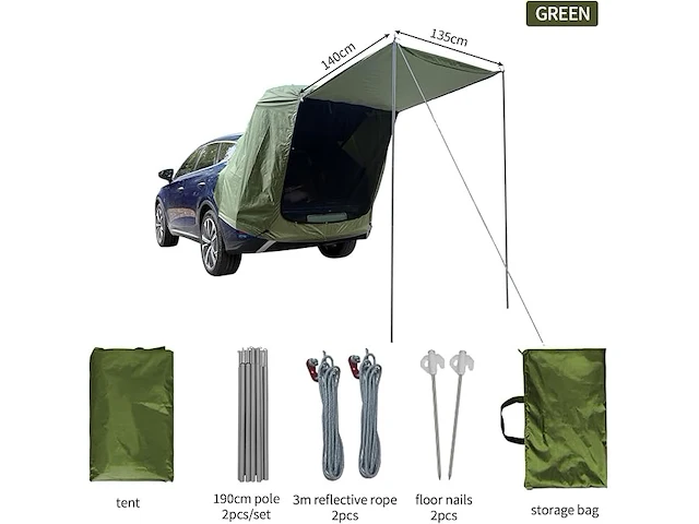 Tazzor achtertent - afbeelding 2 van  6