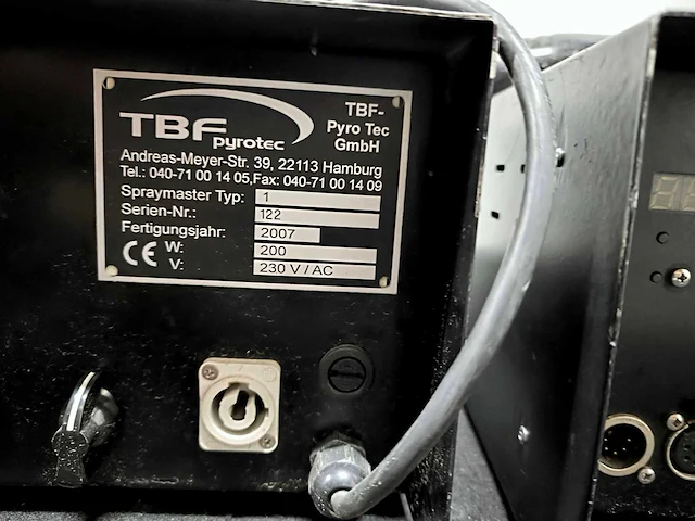 Tbf pyrotec (lemaitre) - spraymaster - special efx vlammenwerper (3x) - afbeelding 4 van  5