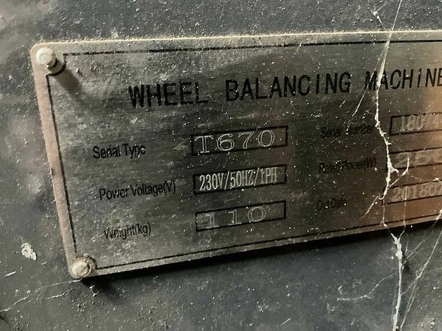 Tce t-670 banden balanceer apparaat - afbeelding 4 van  5