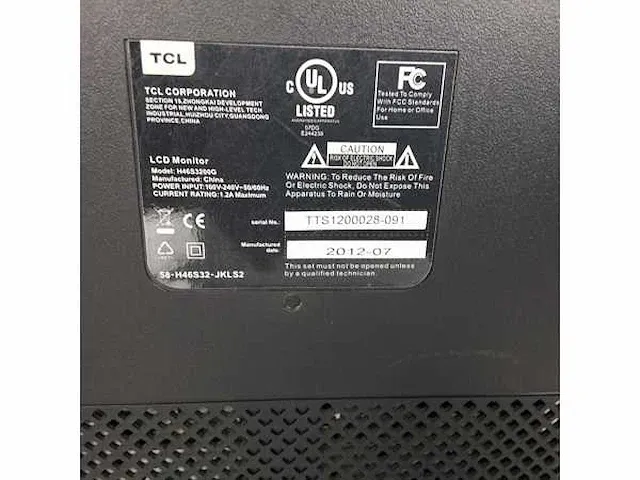 Tcl h46s3200g tv - afbeelding 5 van  5