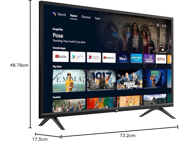 Tcl led smart tv (32") - afbeelding 2 van  2