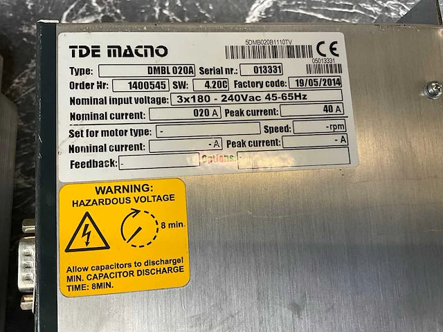 Tde dmbl diverse servo drive (3x) - afbeelding 7 van  8