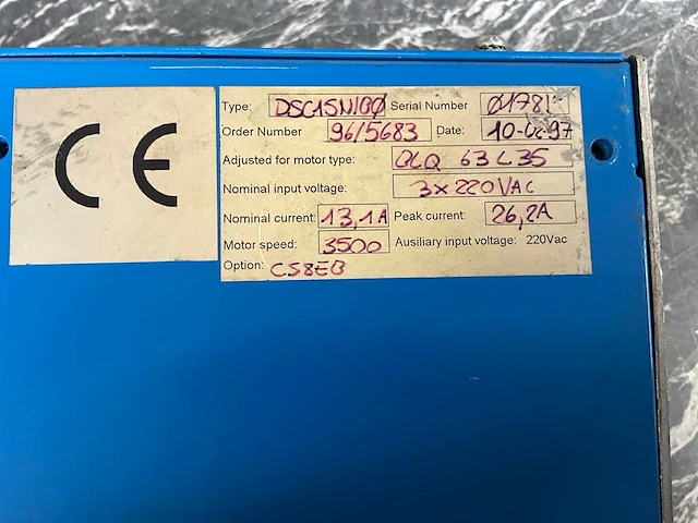 Tde dsc15n100 servo drive - afbeelding 6 van  6