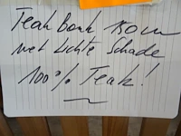 Teak bank - afbeelding 2 van  2