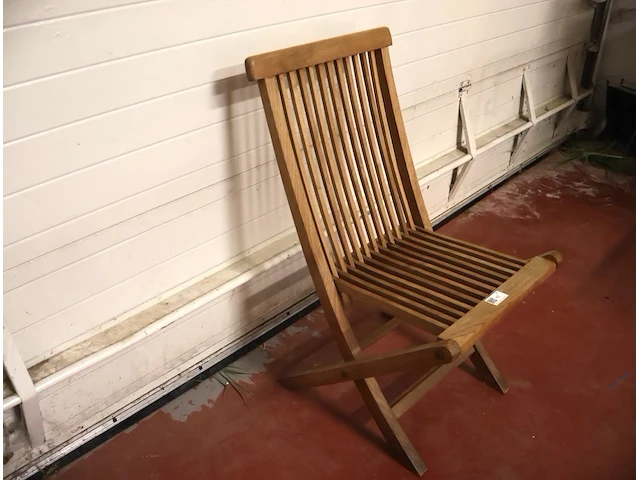 Teak houten tuinstoel - afbeelding 2 van  4