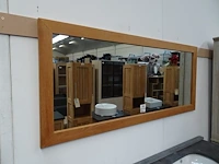 Teak-line spiegel met teak lijst van 7cm 160 x 70 - afbeelding 1 van  2