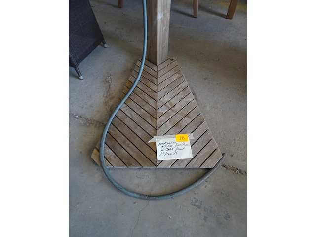 Teak outdoor douche jardinico - afbeelding 2 van  5