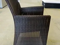 Teak tafel + 6x stoel manutti - afbeelding 4 van  4