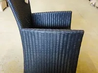 Teak tafel + 6x stoel manutti - afbeelding 4 van  5