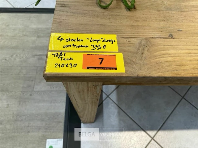 Teak tafel - afbeelding 3 van  7