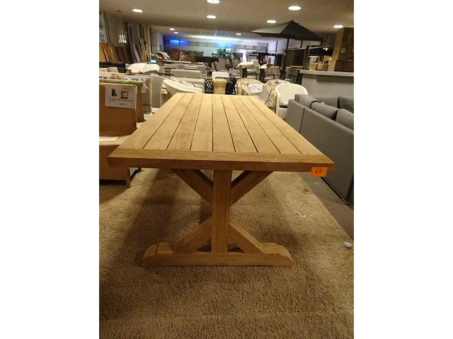 Teak tafel - afbeelding 1 van  2