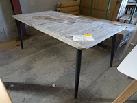Teak tafel - afbeelding 1 van  7