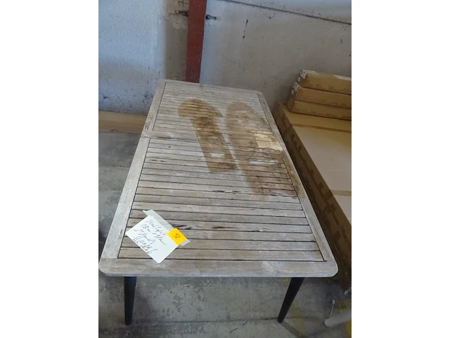 Teak tafel - afbeelding 5 van  7