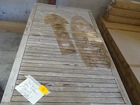 Teak tafel - afbeelding 5 van  7