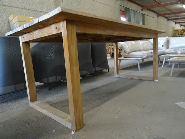 Teak tafel - afbeelding 2 van  4