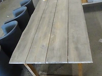 Teak tafel - afbeelding 3 van  4