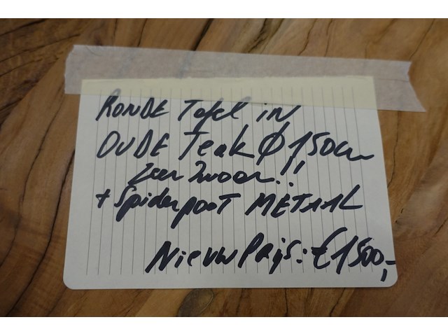 Teak tafel - afbeelding 4 van  4