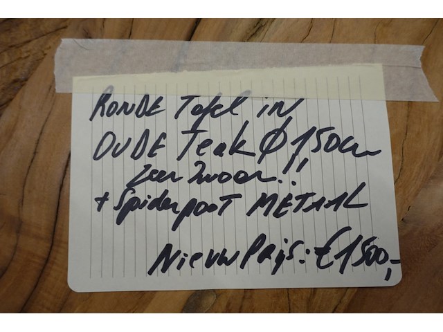 Teak tafel - afbeelding 4 van  4