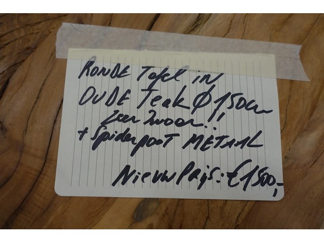 Teak tafel - afbeelding 4 van  4