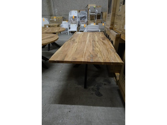Teak tafel - afbeelding 1 van  4
