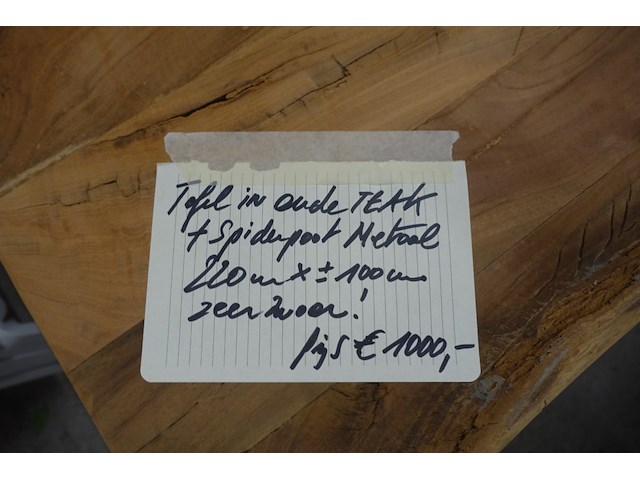 Teak tafel - afbeelding 4 van  4