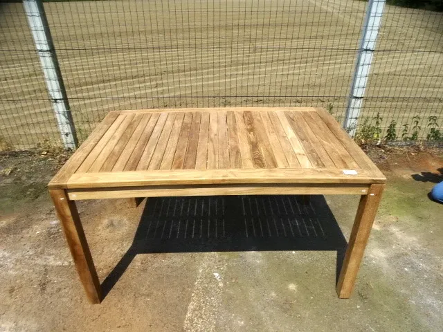 Teak tuintafel - afbeelding 2 van  6