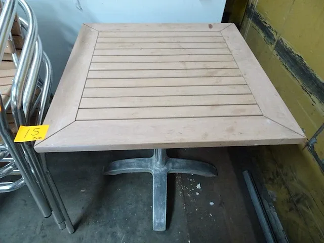 Teak/alu tuinset - afbeelding 3 van  3