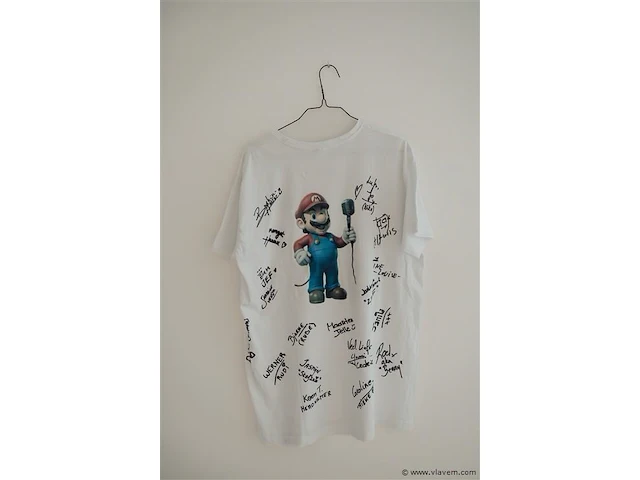 Team supermario shirt. familie acteurs - afbeelding 1 van  4