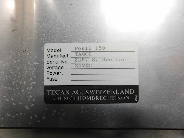 Tecan - pos id 150 - barcodelezer pos id voor gemini rsp tecan - afbeelding 2 van  4