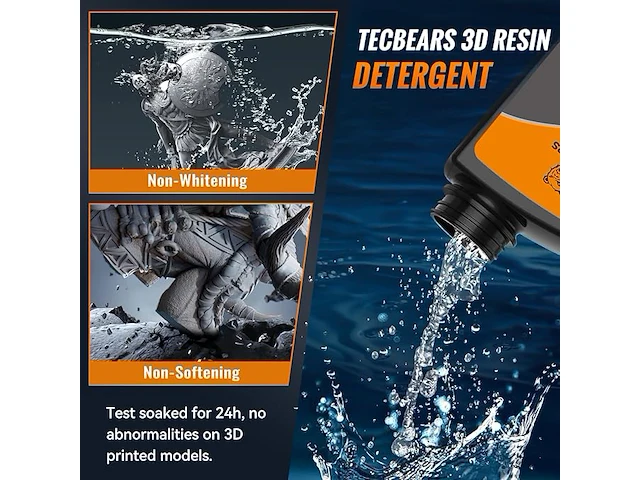 Tecbears 3d-harsreiniger, 3d-printer-harsreiniger 4kg - clear - afbeelding 3 van  3