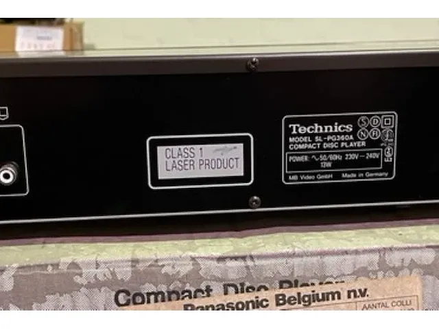 Technics cd-speler - afbeelding 2 van  2
